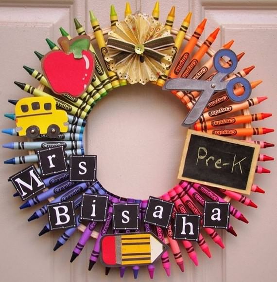 Amazing Back To School Wreaths, Back To School Wreaths, School, Wreaths, School Wreaths