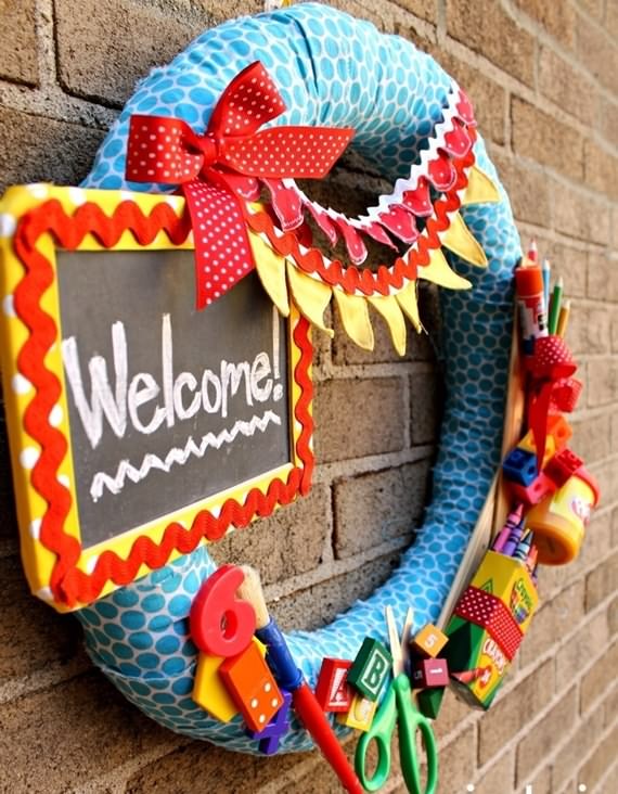 Amazing Back To School Wreaths, Back To School Wreaths, School, Wreaths, School Wreaths