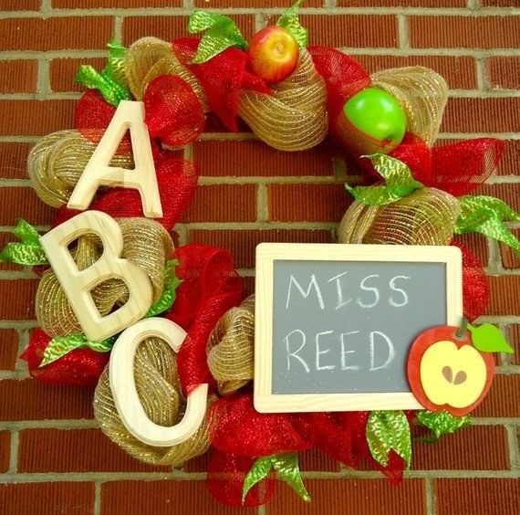 Amazing Back To School Wreaths, Back To School Wreaths, School, Wreaths, School Wreaths