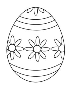 Best Easter Eggs Coloring Pages | 4 UR Break - Family Inspiration ...