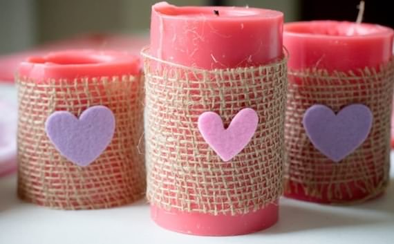 Valentine’s Day Candles Crafts, Valentine’s Day Candles, Crafts, Valentine’s Day, Candles Crafts, Candles