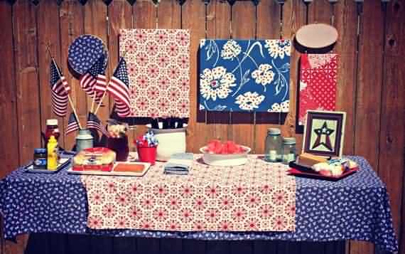 4th Of July Patriotic Tablecloth , 4th Of July , Patriotic , Tablecloth , Patriotic Tablecloth , Independence Day, Independence Day Tablecloth