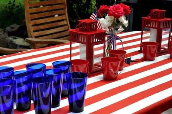 4th Of July Patriotic Tablecloth , 4th Of July , Patriotic , Tablecloth , Patriotic Tablecloth , Independence Day, Independence Day Tablecloth