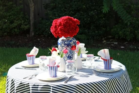 4th Of July Patriotic Tablecloth , 4th Of July , Patriotic , Tablecloth , Patriotic Tablecloth , Independence Day, Independence Day Tablecloth