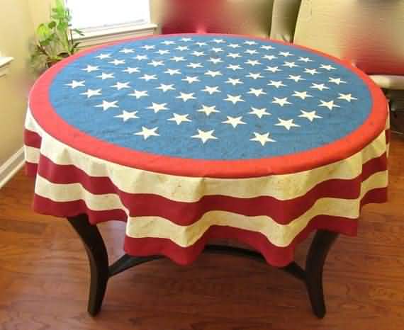 4th Of July Patriotic Tablecloth , 4th Of July , Patriotic , Tablecloth , Patriotic Tablecloth , Independence Day, Independence Day Tablecloth