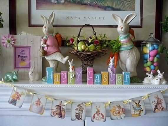 Best Easter Fireplace Decorating Ideas , Easter Fireplace Decorating Ideas , Easter , Fireplace Decorating Ideas , Fireplace , Decorating Ideas