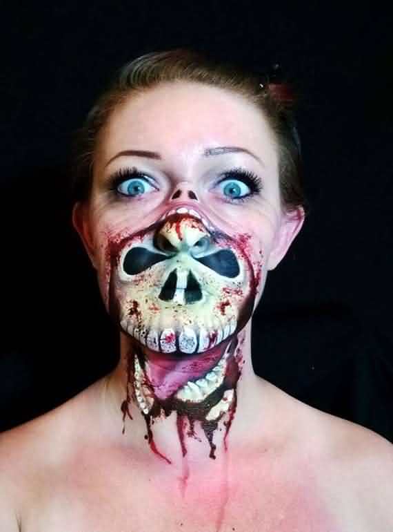 Creepy halloween makeup ideas, halloween makeup ideas , Creepy halloween makeup , halloween makeup , halloween ideas , Halloween , Creepy Halloween