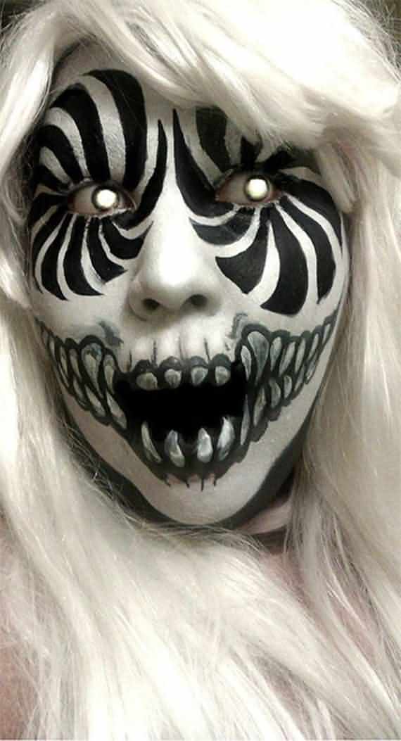 Creepy halloween makeup ideas, halloween makeup ideas , Creepy halloween makeup , halloween makeup , halloween ideas , Halloween , Creepy Halloween