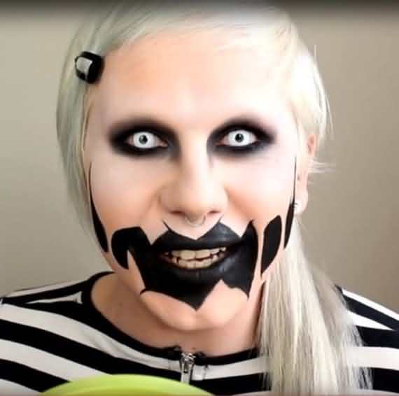 Creepy halloween makeup ideas, halloween makeup ideas , Creepy halloween makeup , halloween makeup , halloween ideas , Halloween , Creepy Halloween