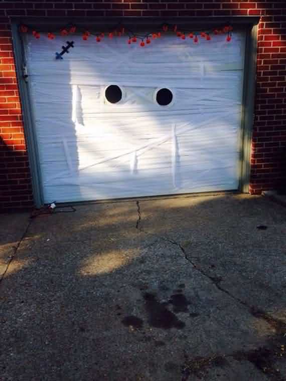 garage halloween decorating ideas