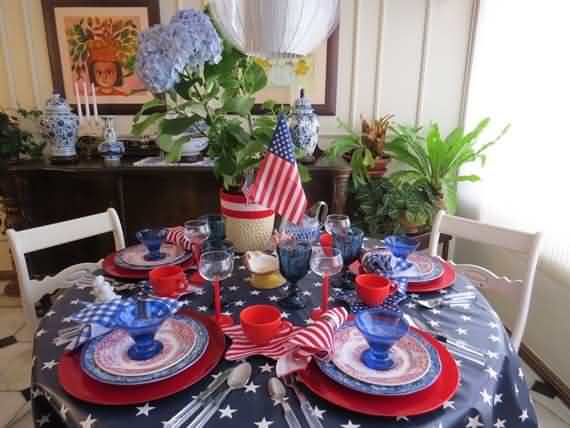 How To Set Your 4th Of July Table , How To Set , Your 4th Of July Table , 4th Of July Table , 4th Of July , Table , Patriotic , independence day