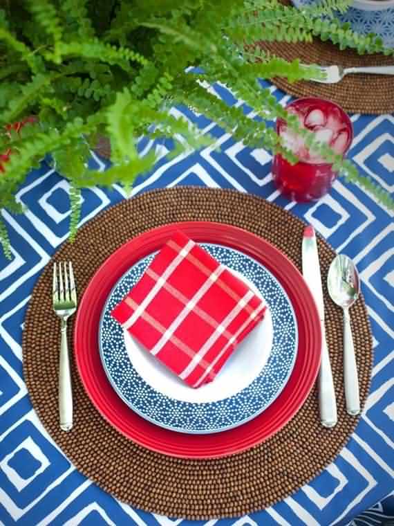 How To Set Your 4th Of July Table , How To Set , Your 4th Of July Table , 4th Of July Table , 4th Of July , Table , Patriotic , independence day