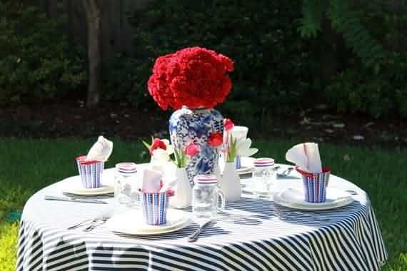 How To Set Your 4th Of July Table , How To Set , Your 4th Of July Table , 4th Of July Table , 4th Of July , Table , Patriotic , independence day