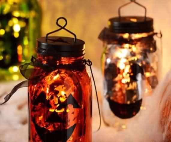 Recycling Jars Ideas For Halloween, Recycling Jars , Halloween , jars, Recycling, Recycling Jars For Halloween