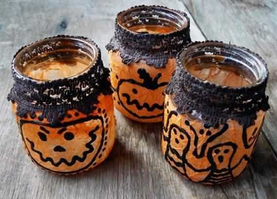 Recycling Jars Ideas For Halloween, Recycling Jars , Halloween , jars, Recycling, Recycling Jars For Halloween