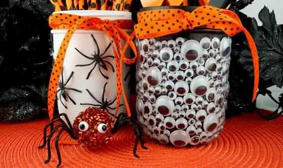 Recycling Jars Ideas For Halloween, Recycling Jars , Halloween , jars, Recycling, Recycling Jars For Halloween