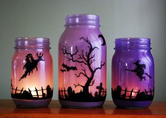 Recycling Jars Ideas For Halloween, Recycling Jars , Halloween , jars, Recycling, Recycling Jars For Halloween