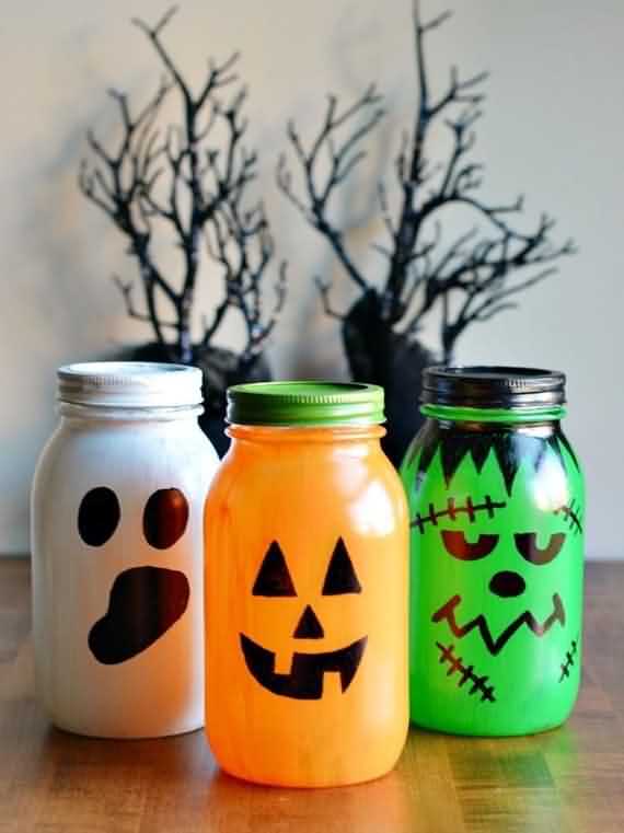 Recycling Jars Ideas For Halloween, Recycling Jars , Halloween , jars, Recycling, Recycling Jars For Halloween