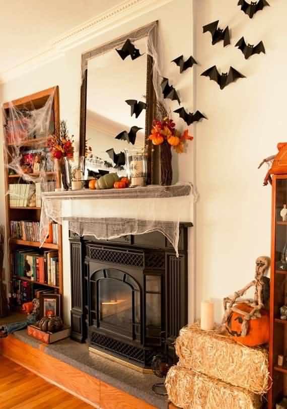 Unforgettable Halloween Fireplace Mantel Decorating Ideas , Halloween Fireplace Mantel Decorating Ideas , Unforgettable Halloween Fireplace , Fireplace Mantel Decorating Ideas , Halloween , Unforgettable Halloween Fireplace Mantel , Unforgettable Halloween Fireplace Mantel Decorating , Unforgettable Halloween