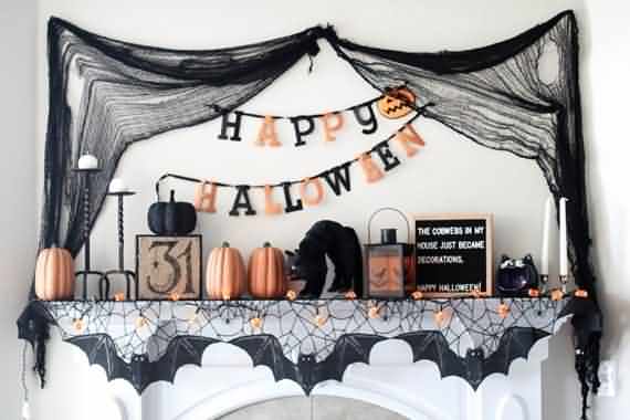 Unforgettable Halloween Fireplace Mantel Decorating Ideas , Halloween Fireplace Mantel Decorating Ideas , Unforgettable Halloween Fireplace , Fireplace Mantel Decorating Ideas , Halloween , Unforgettable Halloween Fireplace Mantel , Unforgettable Halloween Fireplace Mantel Decorating , Unforgettable Halloween