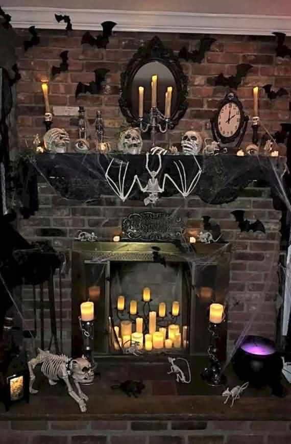 Unforgettable Halloween Fireplace Mantel Decorating Ideas , Halloween Fireplace Mantel Decorating Ideas , Unforgettable Halloween Fireplace , Fireplace Mantel Decorating Ideas , Halloween , Unforgettable Halloween Fireplace Mantel , Unforgettable Halloween Fireplace Mantel Decorating , Unforgettable Halloween