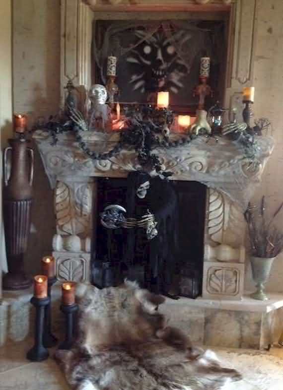 Unforgettable Halloween Fireplace Mantel Decorating Ideas , Halloween Fireplace Mantel Decorating Ideas , Unforgettable Halloween Fireplace , Fireplace Mantel Decorating Ideas , Halloween , Unforgettable Halloween Fireplace Mantel , Unforgettable Halloween Fireplace Mantel Decorating , Unforgettable Halloween