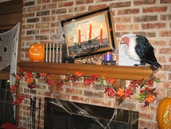 Unforgettable Halloween Fireplace Mantel Decorating Ideas , Halloween Fireplace Mantel Decorating Ideas , Unforgettable Halloween Fireplace , Fireplace Mantel Decorating Ideas , Halloween , Unforgettable Halloween Fireplace Mantel , Unforgettable Halloween Fireplace Mantel Decorating , Unforgettable Halloween