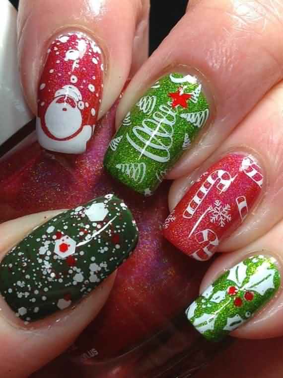 Christmas Nail Colors And Designs For Short Nails | 4 UR Break - Family ...