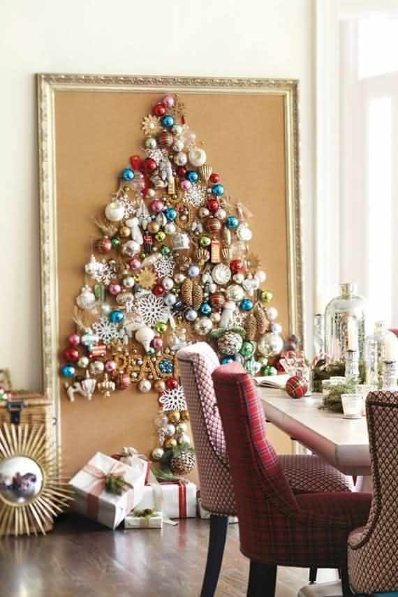 wall christmas tree decorating ideas, wall christmas tree, decorating ideas, christmas tree, Christmas, tree, wall 