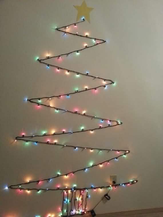 wall christmas tree decorating ideas, wall christmas tree, decorating ideas, christmas tree, Christmas, tree, wall 