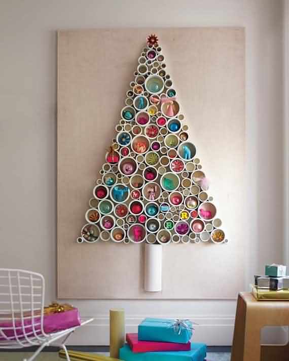 wall christmas tree decorating ideas, wall christmas tree, decorating ideas, christmas tree, Christmas, tree, wall 