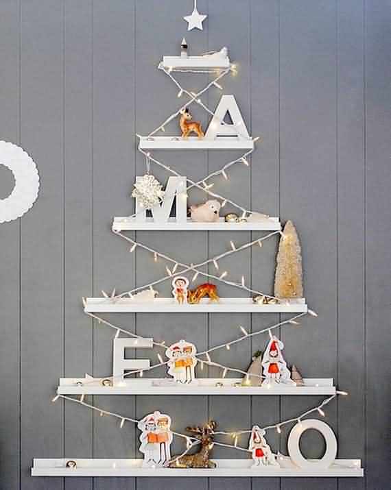 wall christmas tree decorating ideas, wall christmas tree, decorating ideas, christmas tree, Christmas, tree, wall 