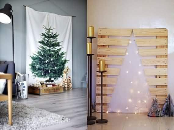 wall christmas tree decorating ideas, wall christmas tree, decorating ideas, christmas tree, Christmas, tree, wall 