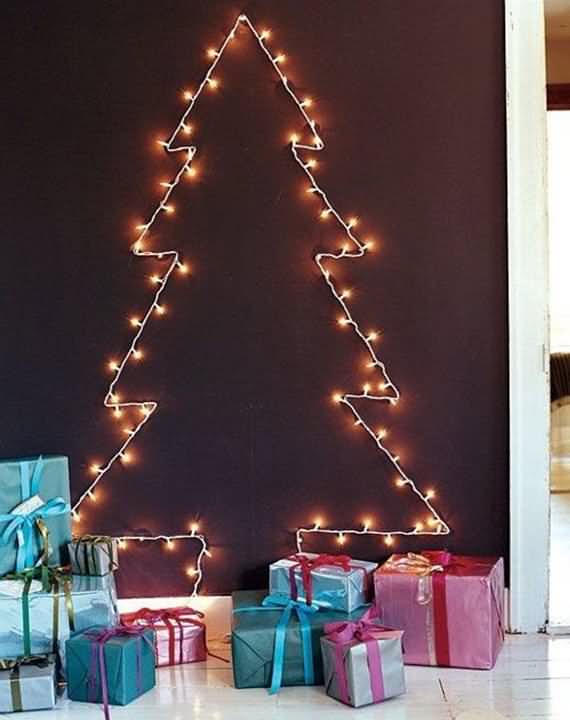 wall christmas tree decorating ideas, wall christmas tree, decorating ideas, christmas tree, Christmas, tree, wall 