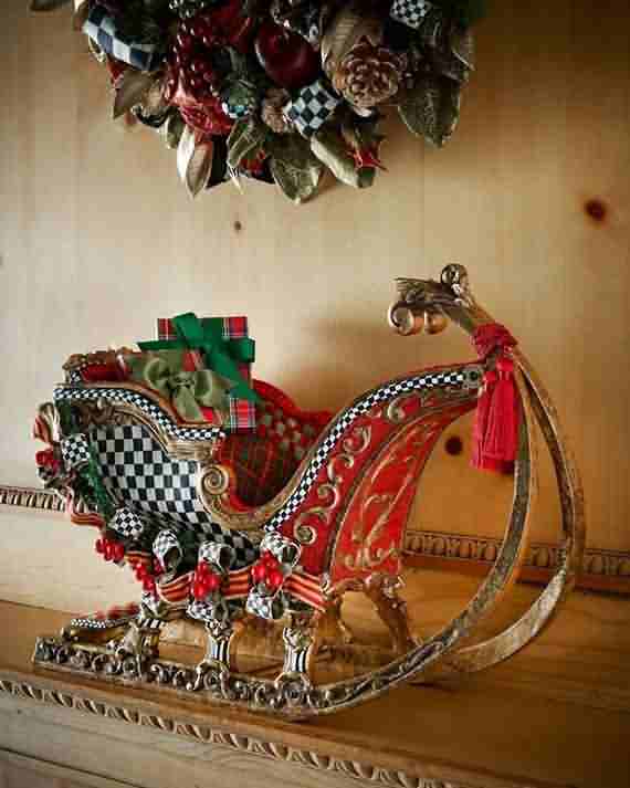 Best Christmas Sleigh Decor Ideas, Christmas Sleigh Decor Ideas, Christmas Sleigh, Christmas Sleigh Decor 