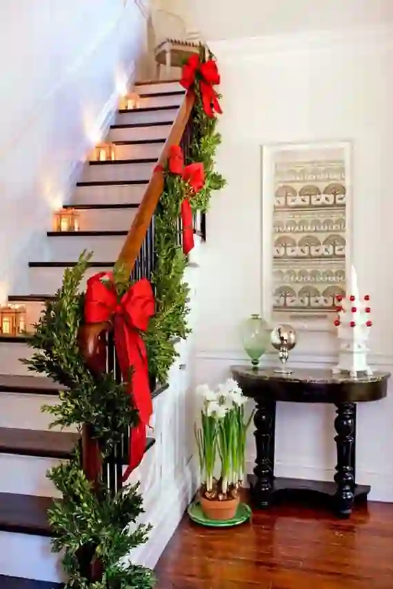 Best Interior Home Spaces For Christmas, Interior Home Spaces For Christmas, Interior Home Spaces, Christmas, Home Spaces For Christmas, Staircase